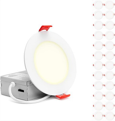 LED вградена таванна лампа с разклонителна кутия