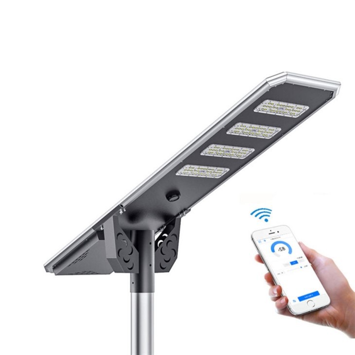 Integrated Solar Streetlight Aluminum 80W