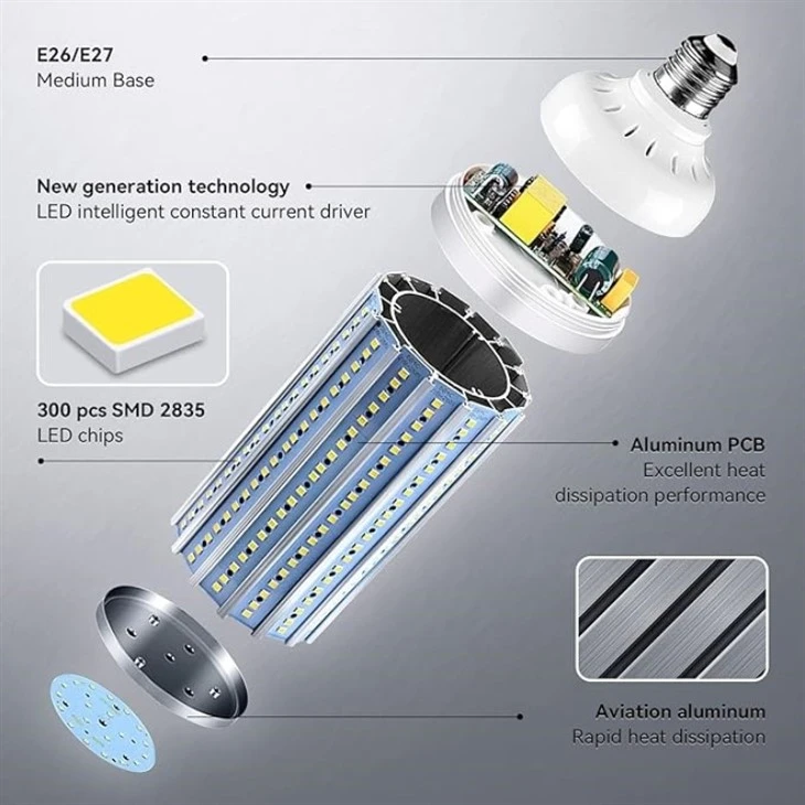 LED Corn Light 50-60W 100-277V AC 30W