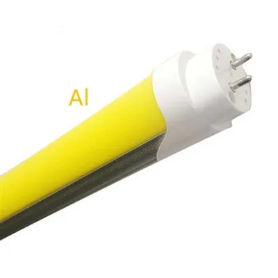 120 см T8 LED светложълт капак